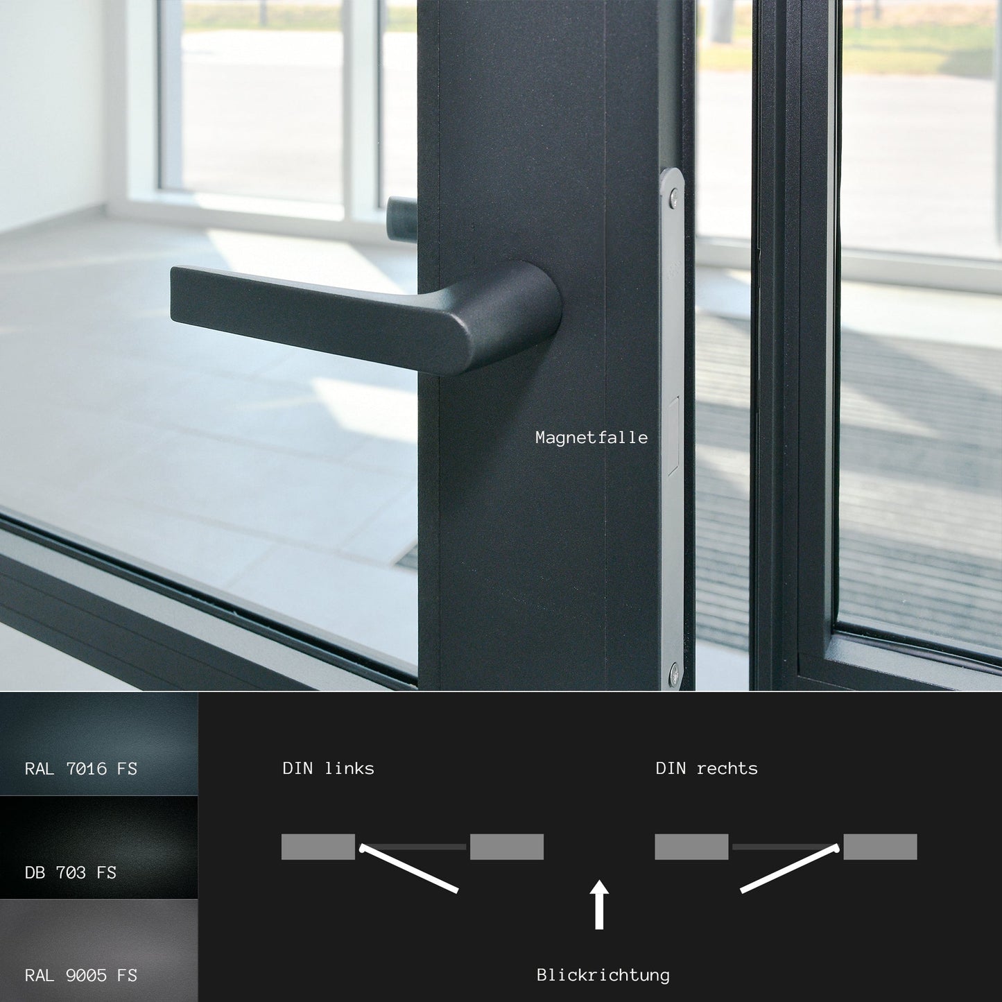 LoftTueren.shop - Drückergarnitur Lofttür