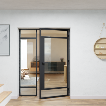 LoftTueren.shop - Loft Innentür LOFT7 mit Seitenteil links - offen